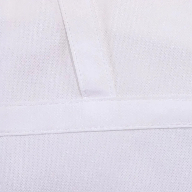 White non-woven garment bag