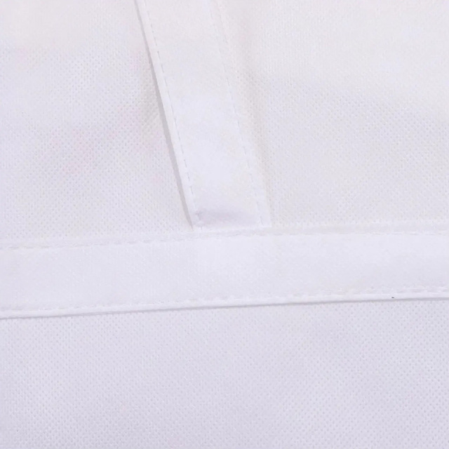 White non-woven garment bag