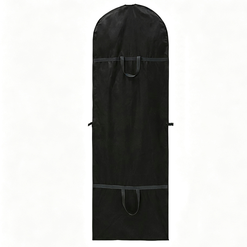 Black long non-woven fabric garment bag