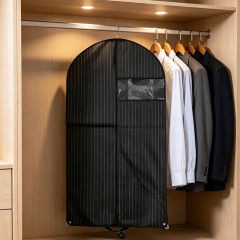 Striped Non‑woven Garment Bag,YI YUAN,Striped Non‑woven Garment Bag