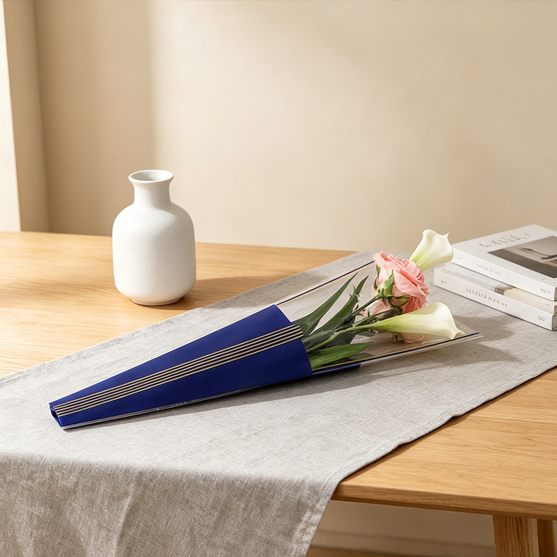 Custom Single Flower Sleeve Wrapping Bag