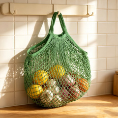 Eco‑friendly Fruit Vegetable Grocery Storage Net Bag