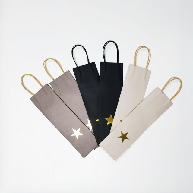 Wine Bottle Carrier Paper Shopping Bag,YI YUAN,Wine Bottle Carrier Paper Shopping Bag