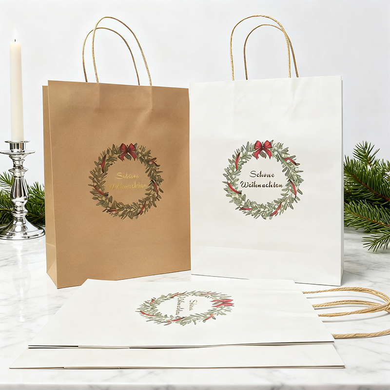 Recyclable Holiday Shopping Paper Bags,YI YUAN,Recyclable Holiday Shopping Paper Bags