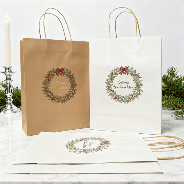 Recyclable Holiday Shopping Paper Bags,YI YUAN,Recyclable Holiday Shopping Paper Bags