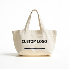Custom logo large cotton tote bag
Large Capacity Cotton Shopping Bag