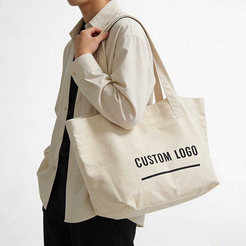 Custom logo large cotton tote bag
Large Capacity Cotton Shopping Bag