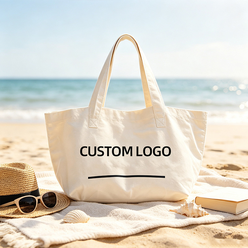 Custom logo large cotton tote bag
Large Capacity Cotton Shopping Bag