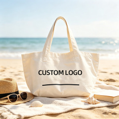 Custom logo large cotton tote bag
Large Capacity Cotton Shopping Bag