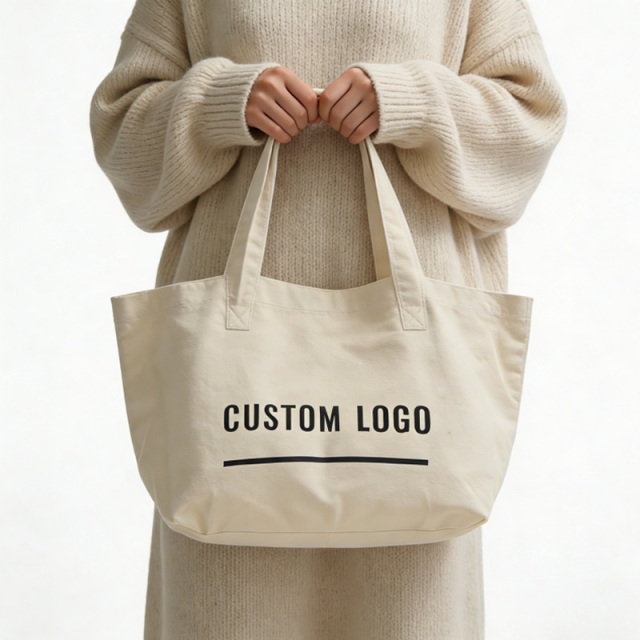Custom logo large cotton tote bag
Large Capacity Cotton Shopping Bag