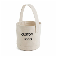 Durable Canvas Bucket Tote Bag