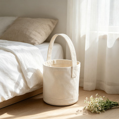 Durable Canvas Bucket Tote Bag