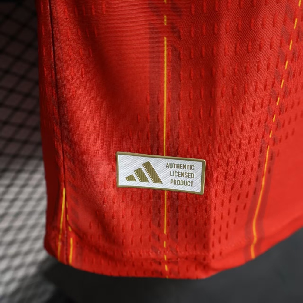 2026 World cup Spain Home Long sleeves jersey kit Player Edition