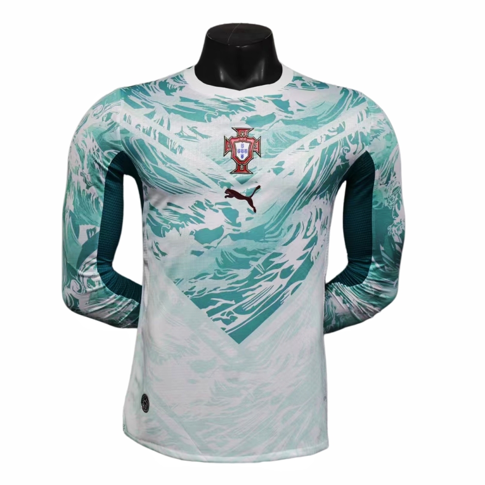 Portugal 2026 World Cup Away long sleeves Jersey Player Version – Portugal National Team Soccer Shirt