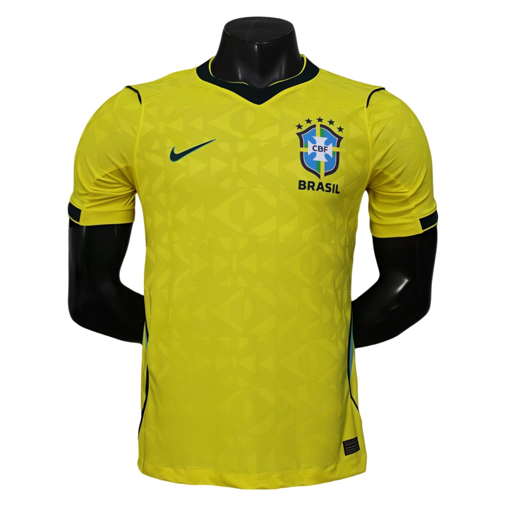 Brazil 2026 World Cup Home long sleeves Jersey Player Version – Brazil National Team Soccer Shirt