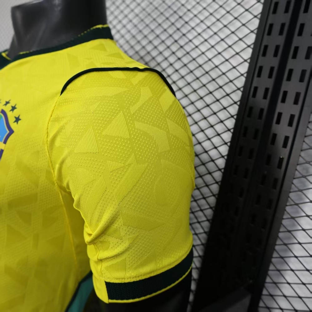 Brazil 2026 World Cup Home long sleeves Jersey Player Version – Brazil National Team Soccer Shirt