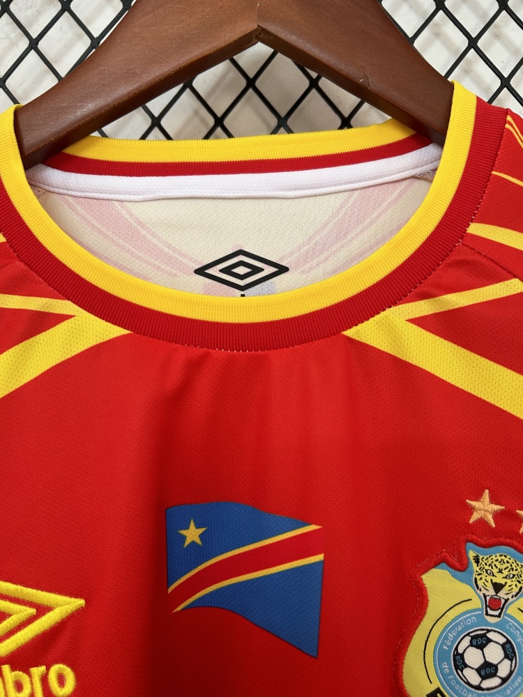 Congo National Team 2026 World Cup Away Fan red Jersey