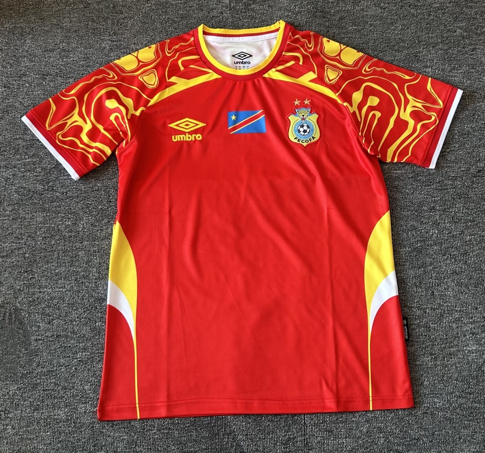 Congo National Team 2026 World Cup Away Fan red Jersey