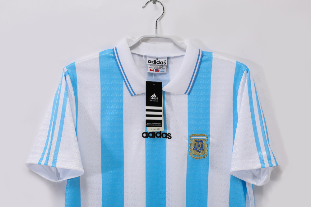 Argentina Retro Jersey Home World Cup 1994 8A