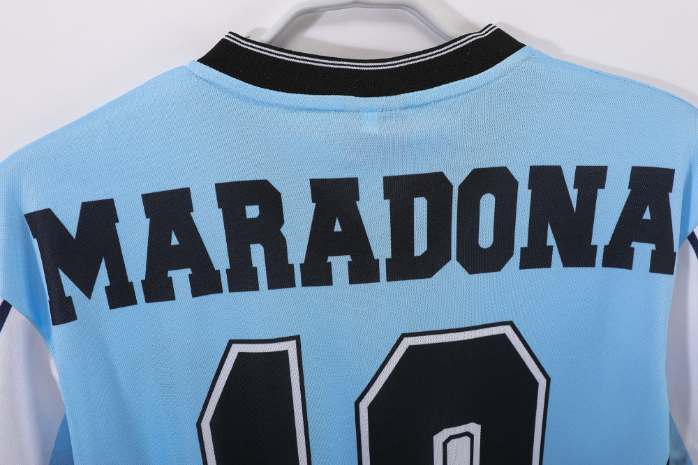 Argentina Home Maradona Tribute Jersey 2001 8A