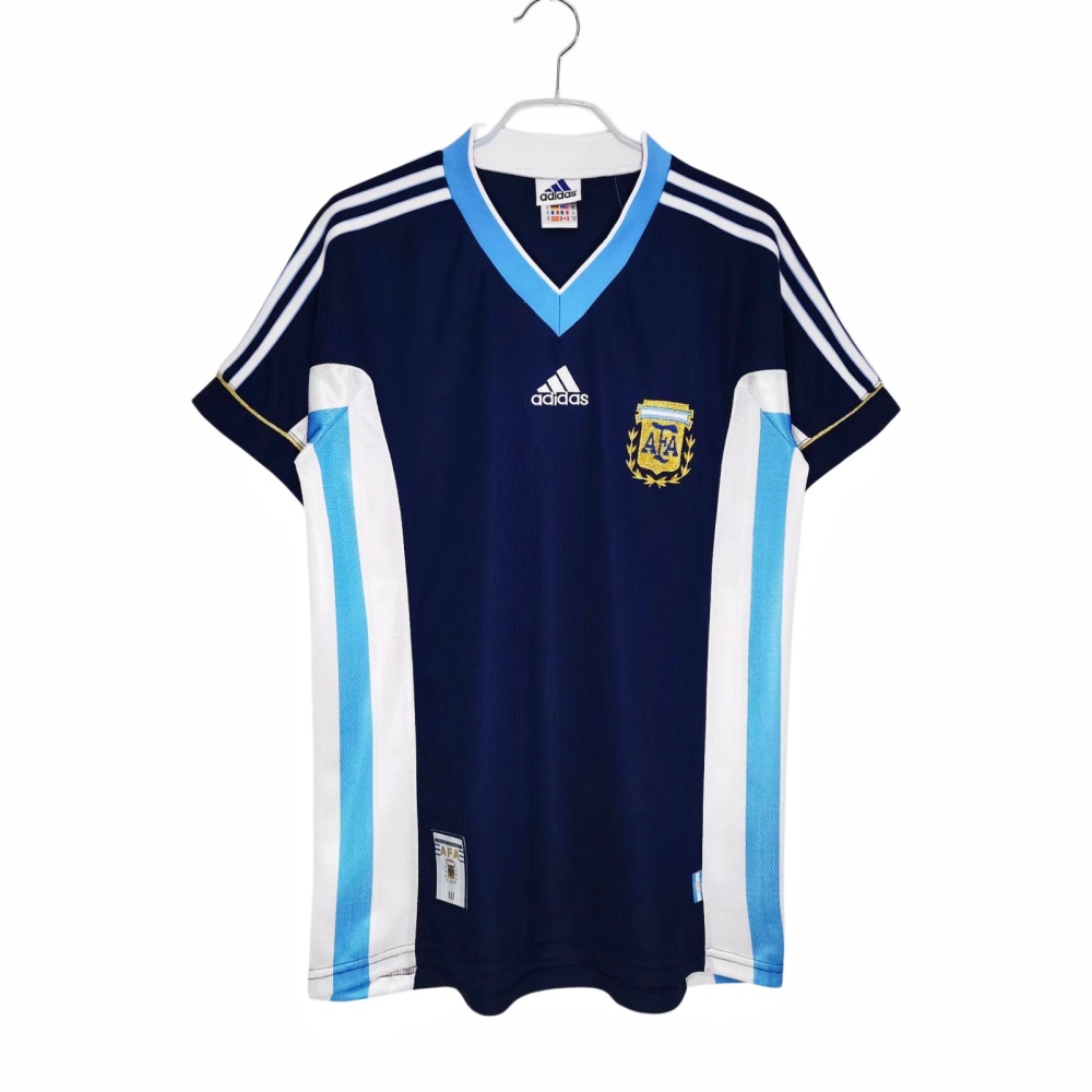 Argentina Retro Jersey Away World Cup 1998 8A