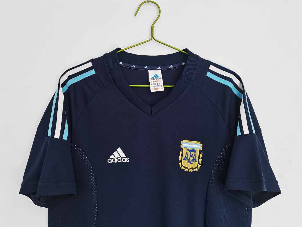 Argentina Retro Jersey Away World Cup 2002 8A