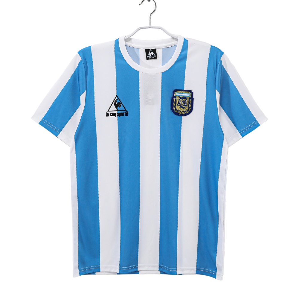 Argentina Retro Jersey Home World Cup 1986
