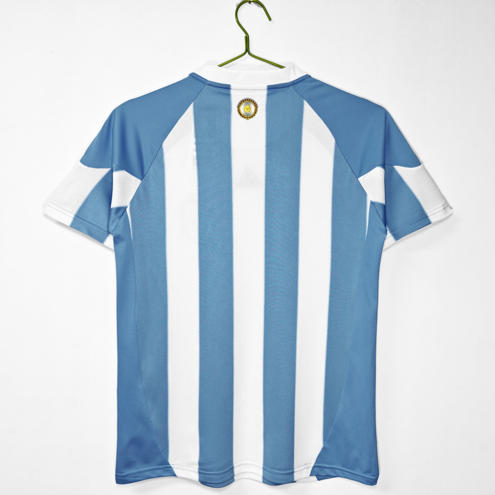 Argentina Retro Home Jersey World Cup 2010 8A