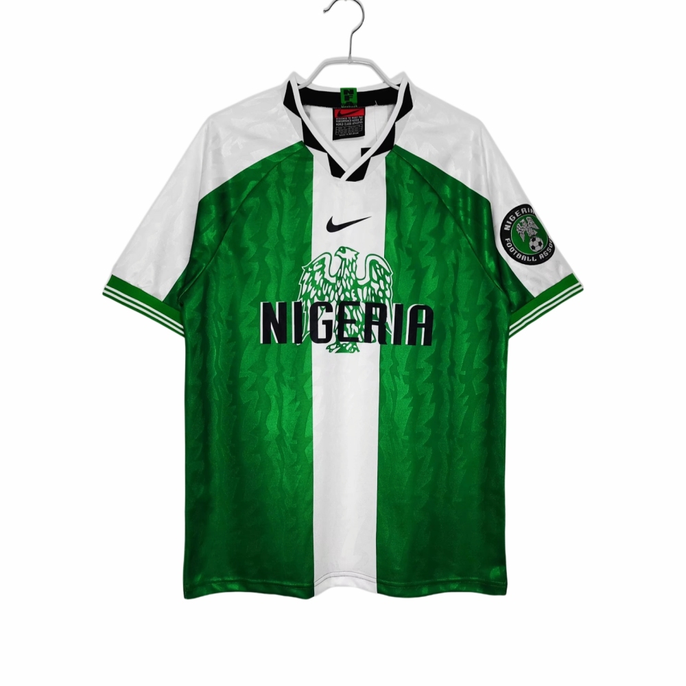 Vintage 1996 Nigeria "Olympic Gold" Home Retro Jersey – 0B Grade Premium Edition