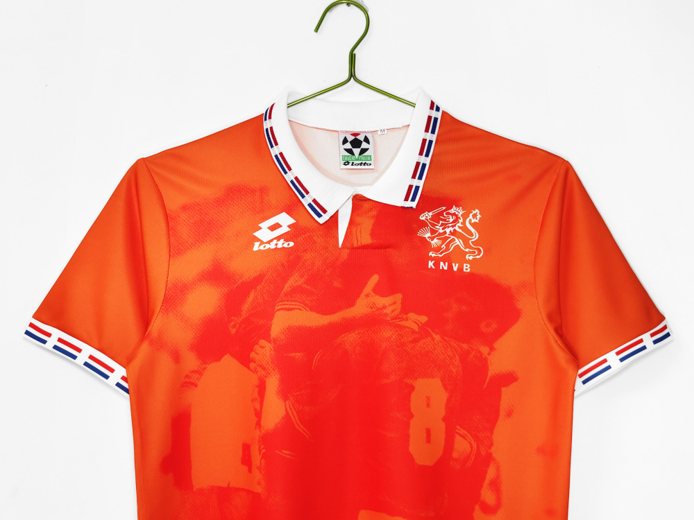 Vintage Euro 1996 Holland Home Jersey – 5A Grade Premium Retro Edition