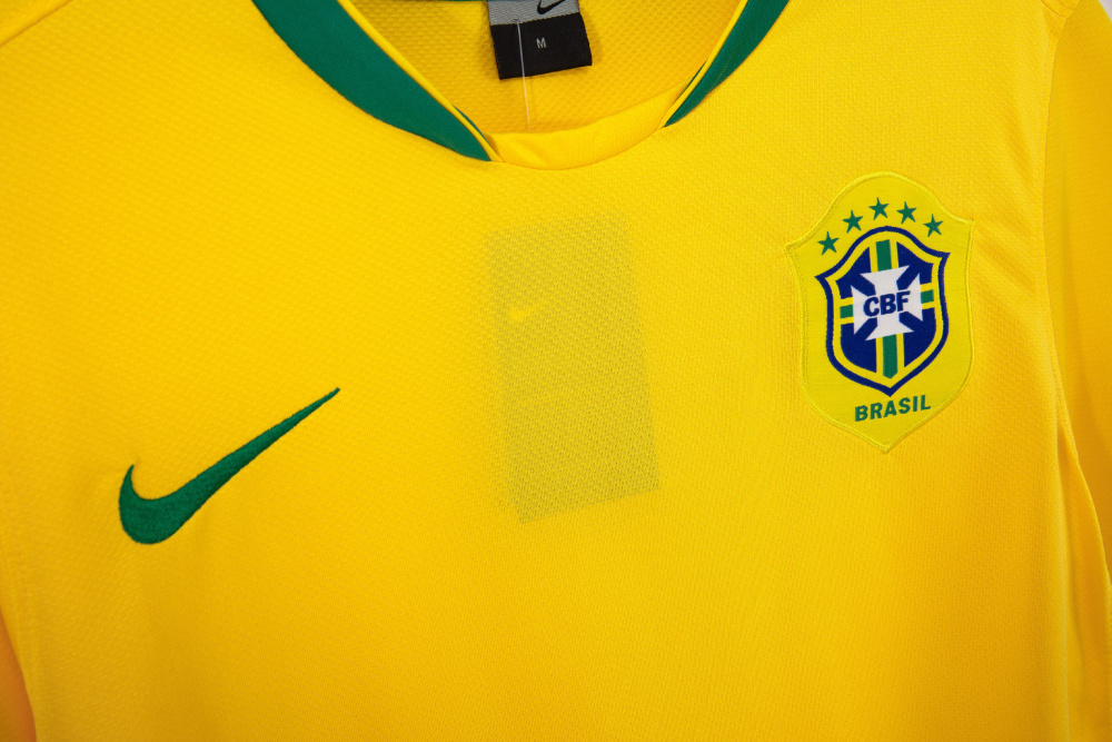 Brazil Retro Home Jersey World Cup 2006 8A