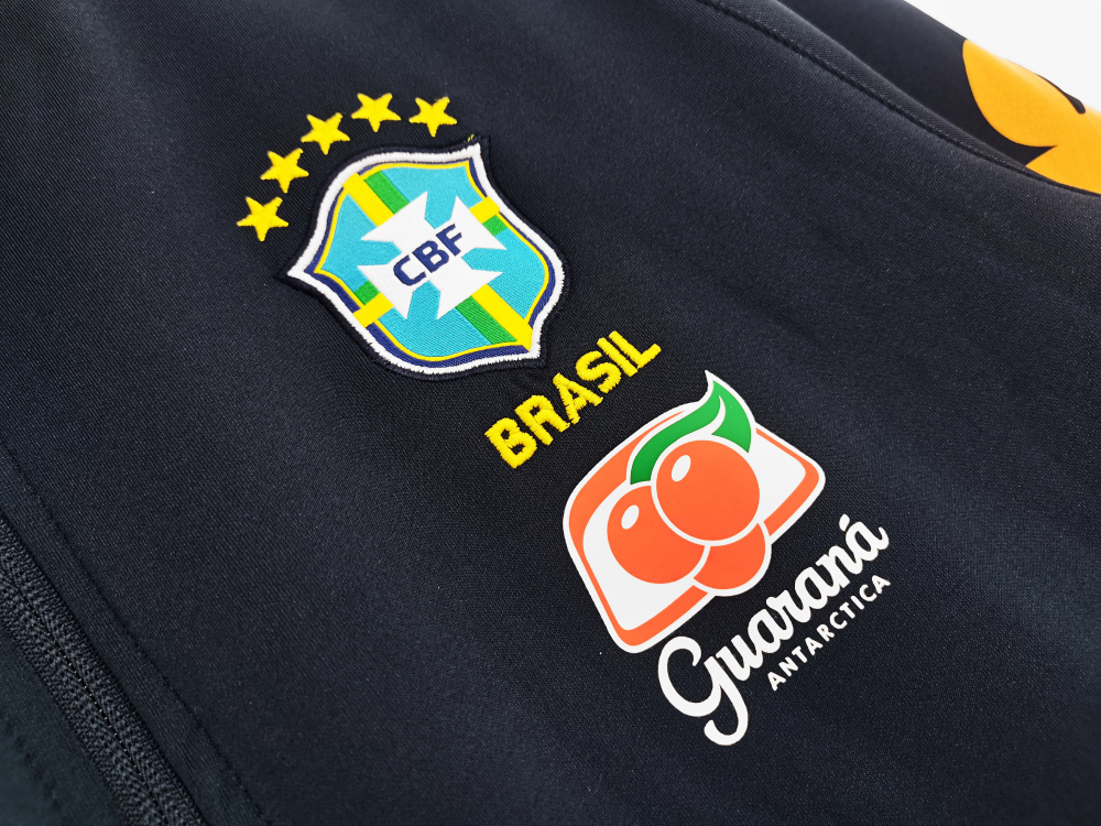 2022/23 Brazil Royal Blue Anthem Jacket Zip-Up Top (8A Grade)