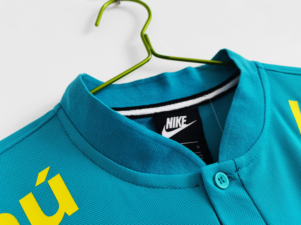 2021 Brazil National Team Aqua Blue Polo Top – 8A Grade Premium Edition