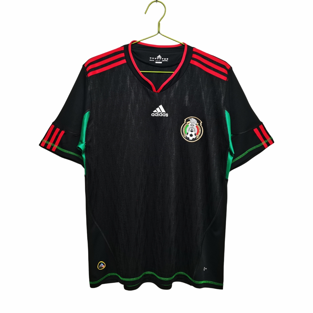 Vintage World Cup 2010 Mexico Away Black Jersey – 8A Grade Premium Edition