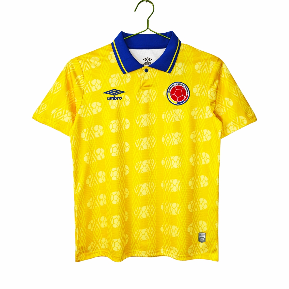 Vintage World Cup 1994 Colombia Home Jersey – 8A Grade Premium Retro Edition