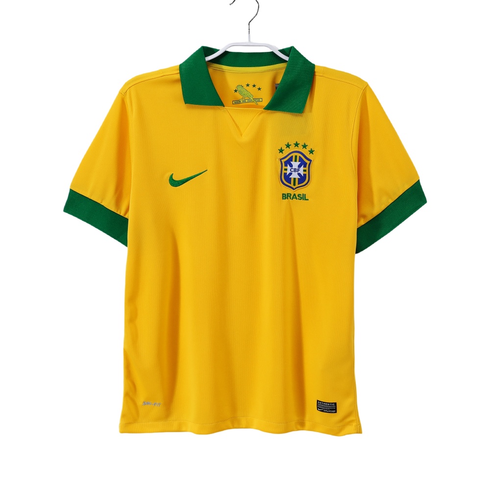 2013 Brazil Home Retro Jersey (8A Quality)