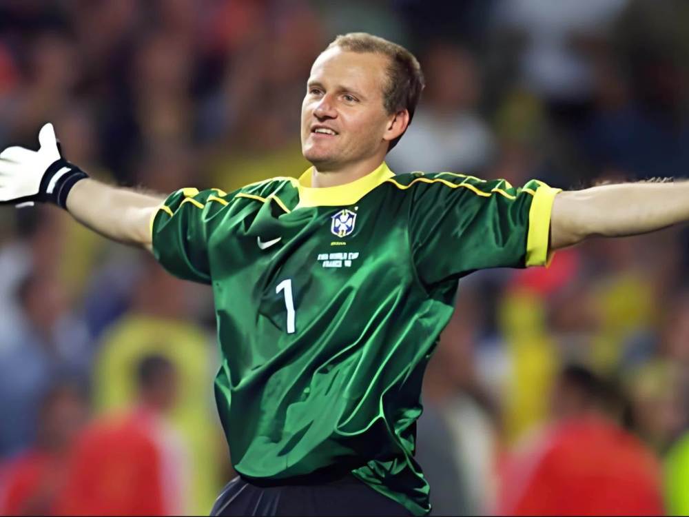 Brazil Retro goalkeeper Jersey World Cup 1998 8A