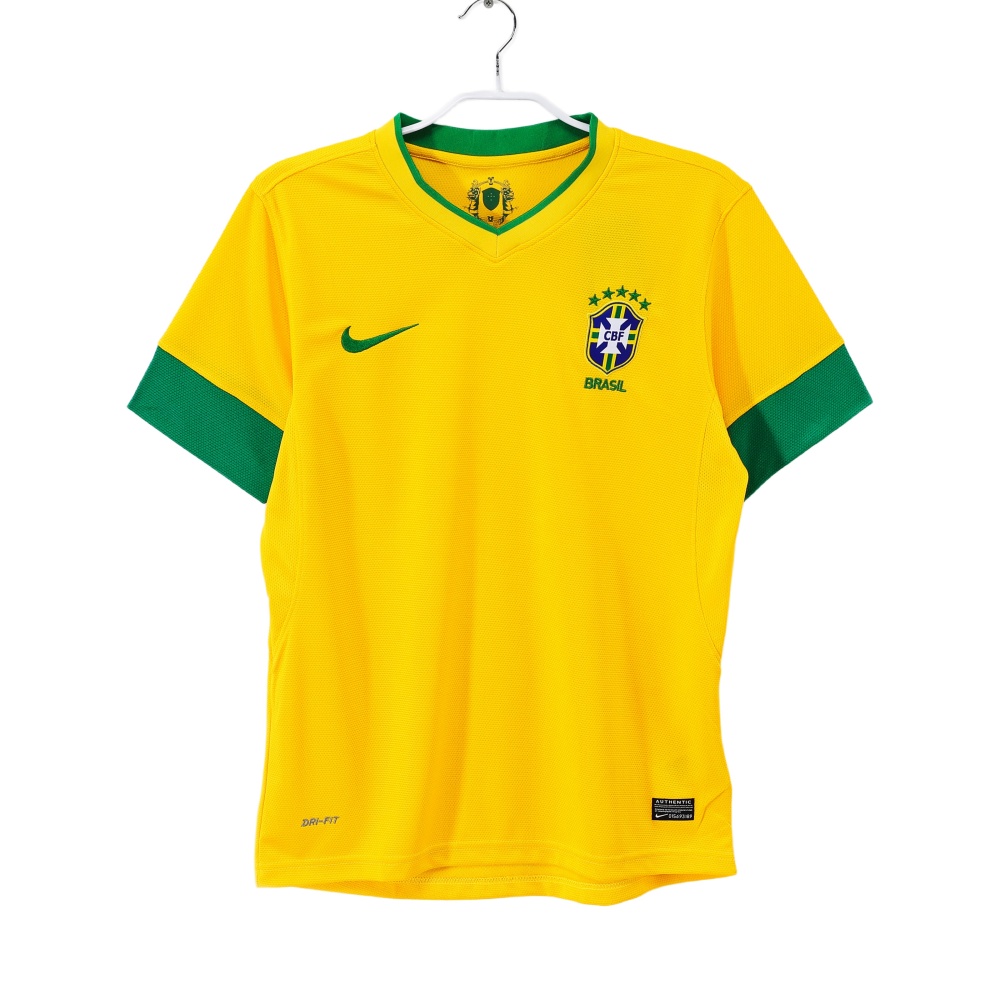 Brazil Retro Home Jersey World Cup 2012/2013 8A
