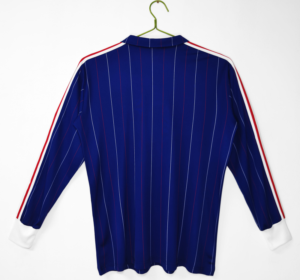 Vintage 1980-1982 France World Cup Home Long Sleeve Jersey – 3B Grade Premium Edition
