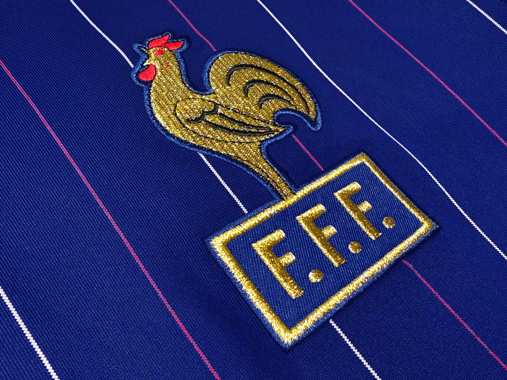 Vintage 1980-1982 France World Cup Home Long Sleeve Jersey – 3B Grade Premium Edition