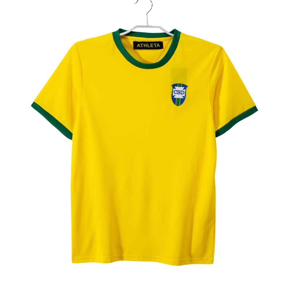 Brazil Retro Home Jersey World Cup 1970 5A
