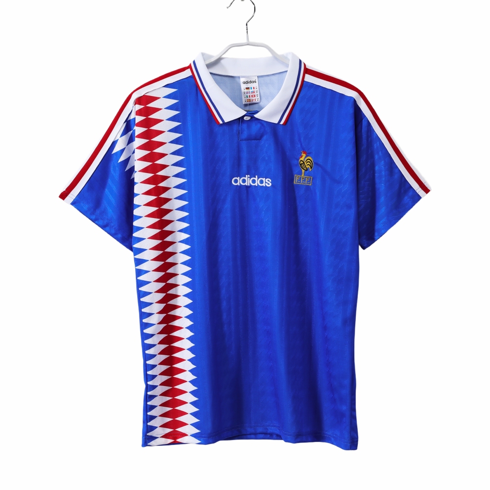 Vintage 1994 France Home Jersey – 8A Grade Premium Retro Edition