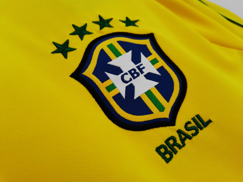 Brazil Retro Home Jersey World Cup 1998 3A