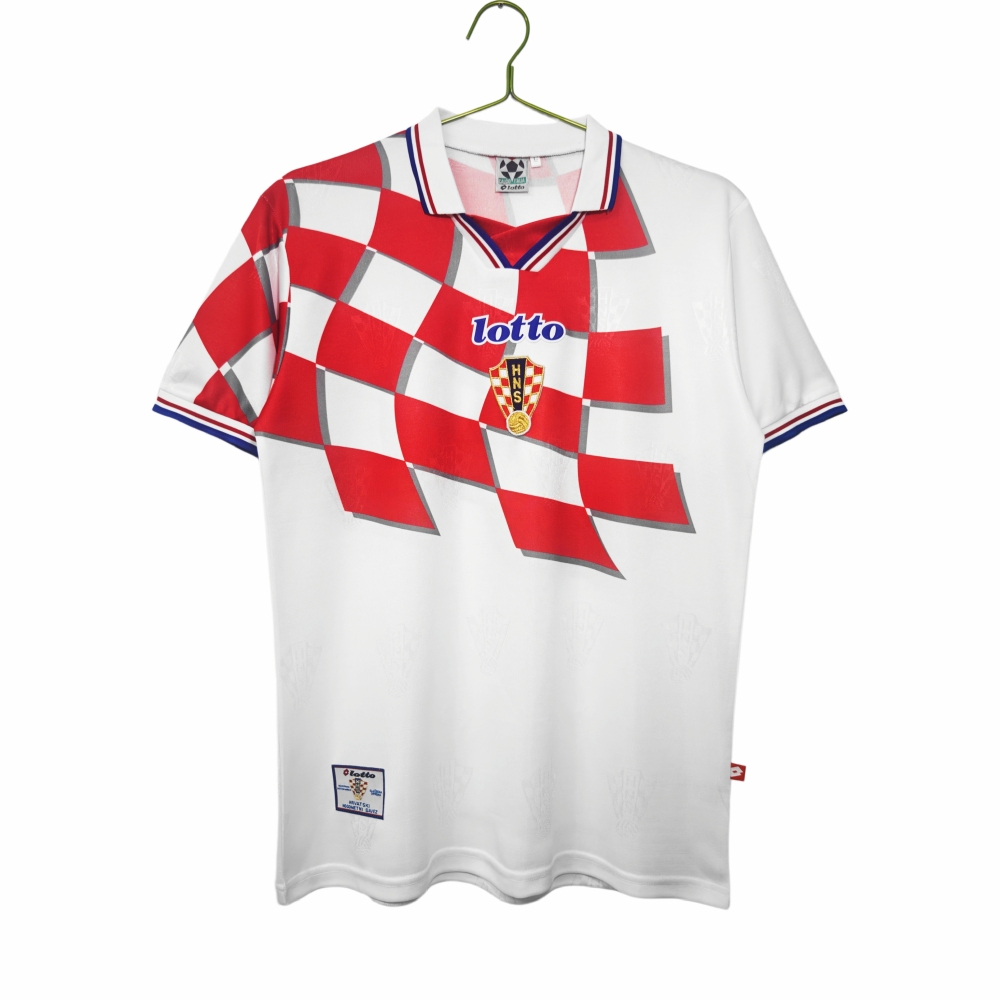 Vintage World Cup 1998 Croatia Home Retro Jersey – 5A Grade Premium Edition
