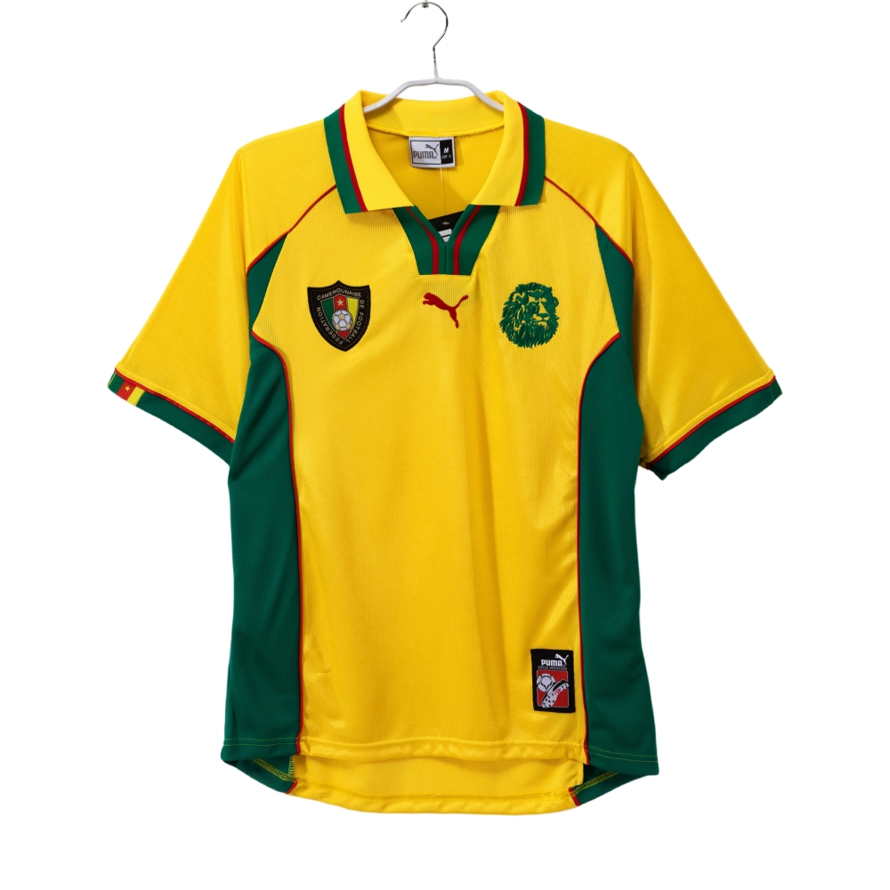 Vintage 1998 World Cup Cameroon Away Yellow Jersey – 8A Grade Premium Edition