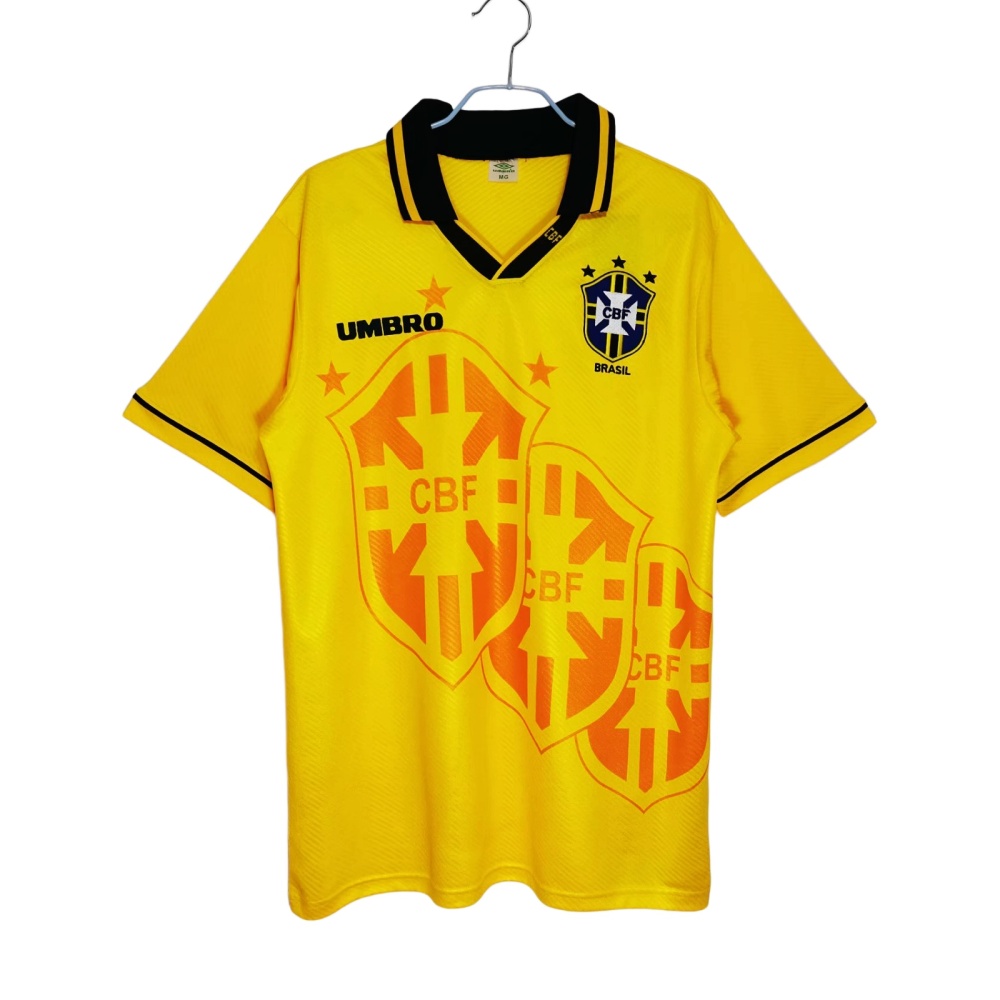 Brazil Retro Home Jersey World Cup 1993 / 1994 0A