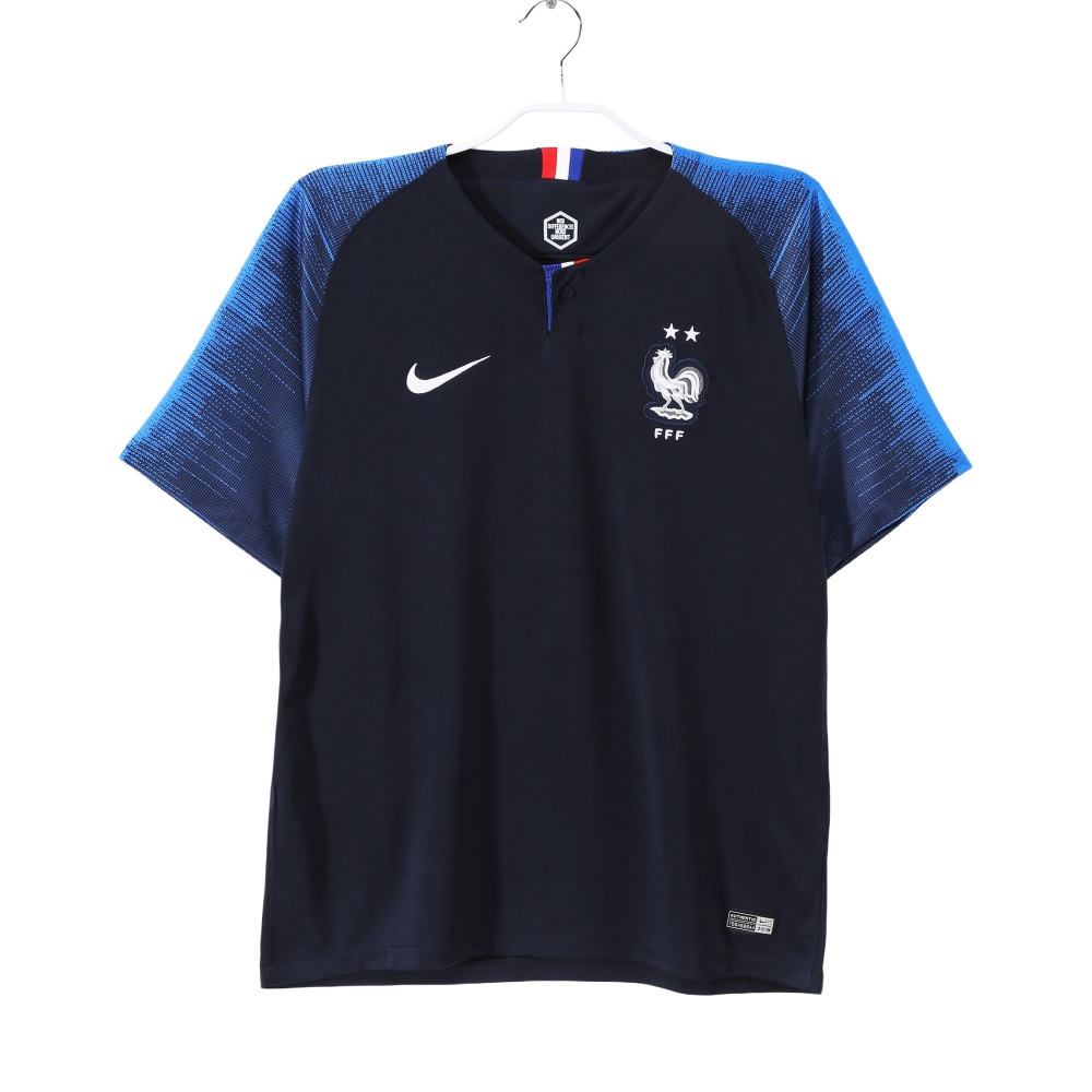 Vintage World Cup 2018 France Champion Home Jersey – 2-Star 8A Grade Premium Edition