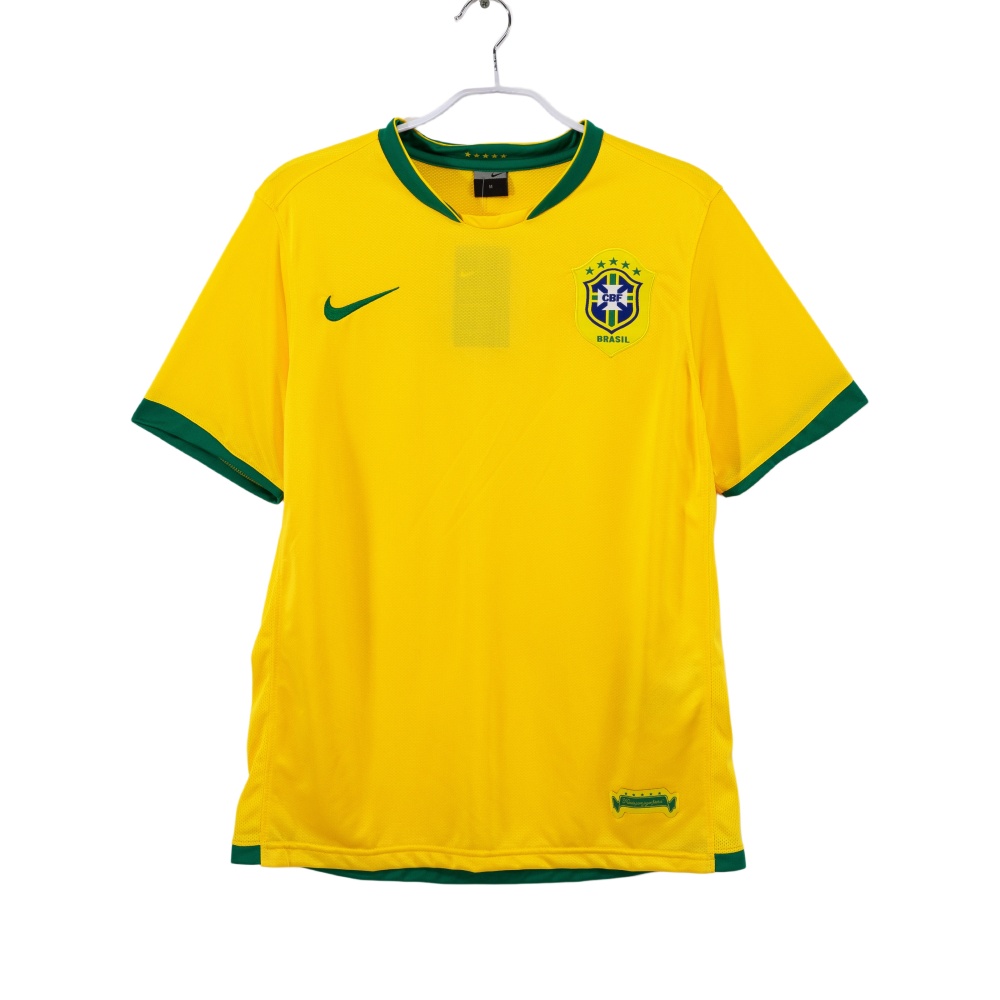 Brazil Retro Home Jersey World Cup 2006 8A