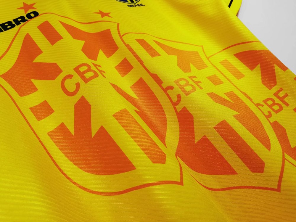 Brazil Retro Home Jersey World Cup 1993 / 1994 0A