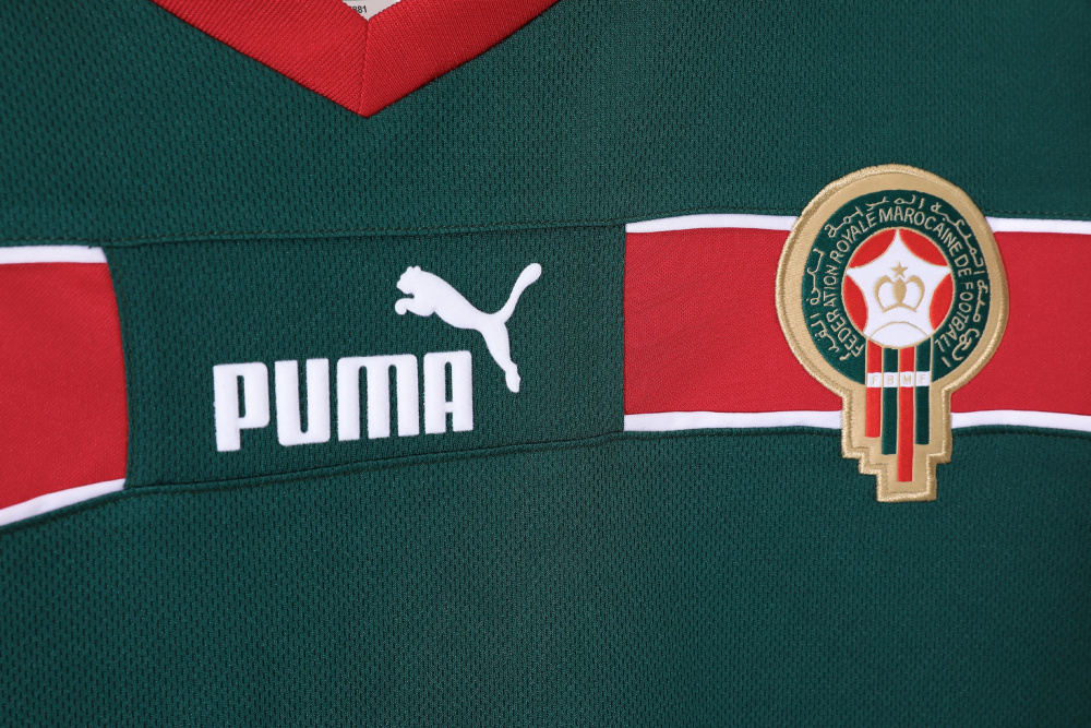 Vintage World Cup 1998 Morocco Away Green Jersey – 0B Grade Premium Edition